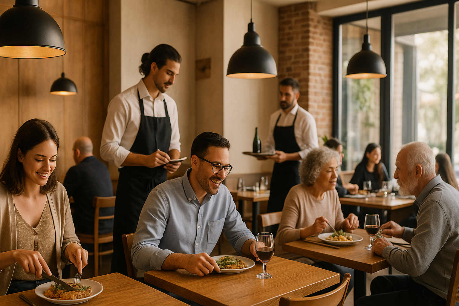 Interior de un restaurante